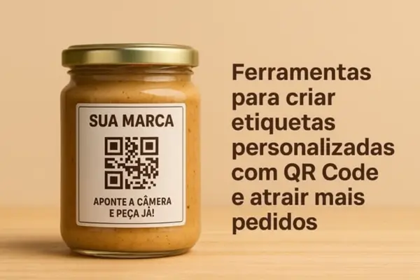 Ferramentas para criar etiquetas personalizadas com QR Code e atrair mais pedidos