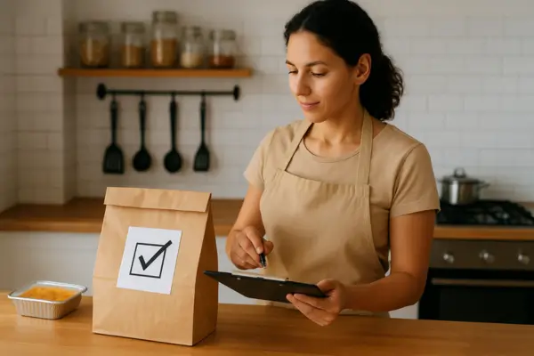 Checklist rápido para revisar cada pedido antes de entregar