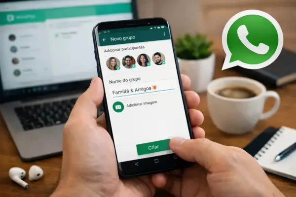Como criar grupo do whatsapp