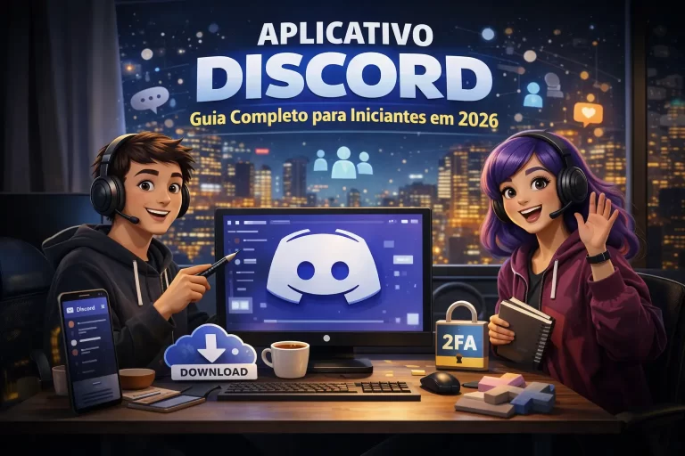 Aplicativo Discord: guia completo para iniciantes em 2026